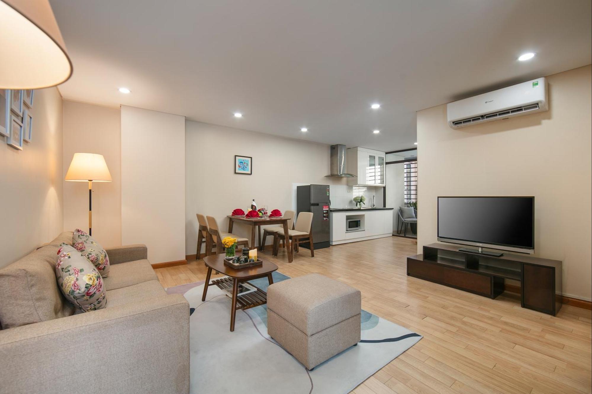 Hb Serviced Apartment - 121B Quan Hoa Ханой Экстерьер фото